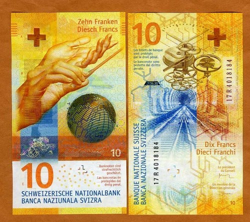 Svizzera franchi - 10,