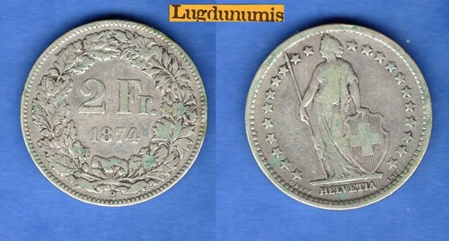 Suisse franchi 1874 - 2, b