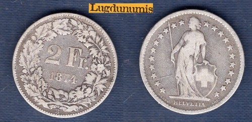Suisse franchi 1874 tb v - suisse,