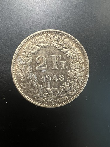Moneta svizzera franchi 1948 - svizzera,