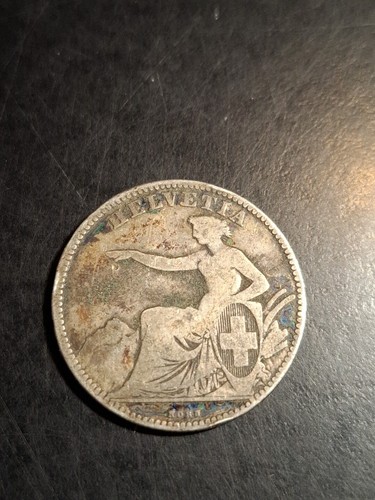 Swiss siisse francs 1860 - siisse, 2