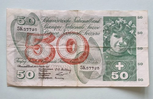 Banconota franchi svizzeri - 50,