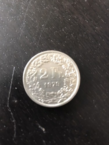 Moneta 2fr svizzera 1978 - moneta,