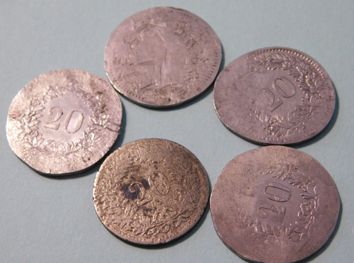 Lot monnaie ecrasée - monnaie,