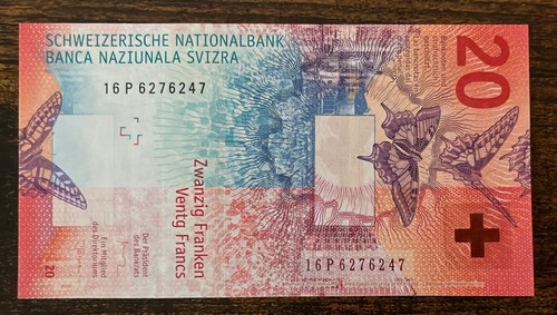 Svizzera w090 banconota 20 - w090:, da