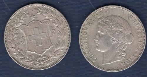 Suisse francs 1904 bern - francs,