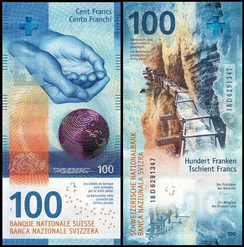 Banconota 100 franchi