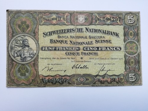Banconota svizzera - svizzera,