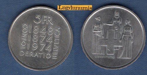 Suisse francs 1974 - 5, révision