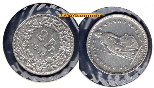 Suisse francs 1906 b tb - 2,