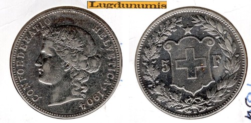 Suisse francs 1904 bern - suisse,