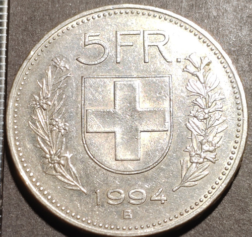 Francs 1994 suisse - 5,