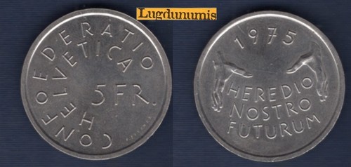 Suisse franchi 1975 - 5,