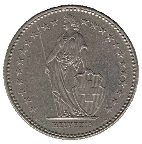Moneta franchi svizzera 1985 - franchi,
