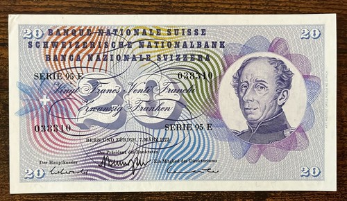 Svizzera w081 banconota - :, da