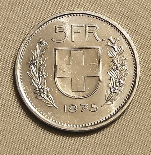 Swiss franc 1975 herdsman - 5, “herdsman