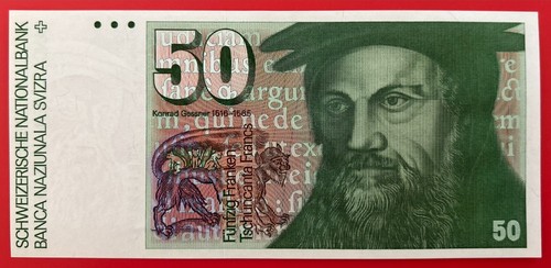 Svizzera banconota - banconota, 50